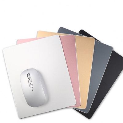 China PASSIONATE Logo Custom Metal Full Square Computer Desk Mouse Pad for sale