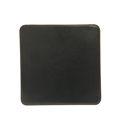 China Leather Pocket Logo Office Desk Mouse Pad Custom Made Unique Hot Sale Business Style Design for sale