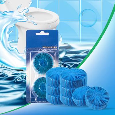 China Disposable Wholesale Automatic Toilet Bowl Cleaner Tablets Blue Toilet Cleaner for sale