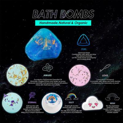 China Organic Bathbombs Home Spa Custom Christmas Nature Ingredient Luxury Shower Steamers Tablets for sale