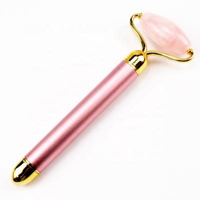 China Portable Facial Massager Jade Stone Energy Beauty Bar Electric Roller Face Lifting Firming Beauty Tool for sale