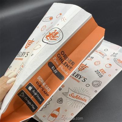 China Recycled Materials Kraft bags delivery paper food bags biodegradable kraft bag with logos custom for sale