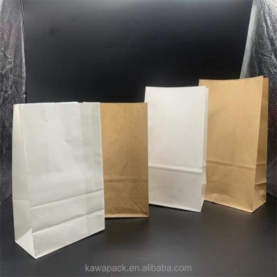 China Recycled Materials food packaging paper bags with your own logo for sale