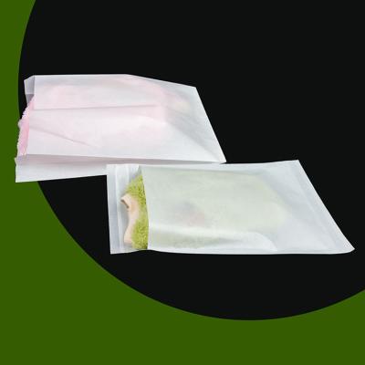 China Recycled Materials Professional Manufacturer Biodegradable Transparent Paper Craft Food Glassine Wax Paper Bag for sale