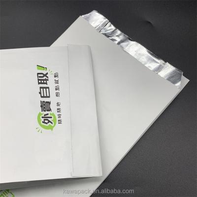 China Bio-degradable Aluminum Foil Paper Bags Fast Food Take Away Custom Kebab Bags Disposable Bbq Sandewich Geaseproof Bags for sale