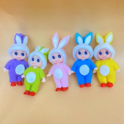 China New Cute Educational Easter Bunnies Bunny Doll Toy Baby Elf Mini Animal Bunny Doll Gift for Kids Home Decoration for sale