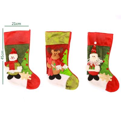 China Christmas Decoration Supplies Santa Elk Socks Christmas Apple Sack Chimney Tree Christmas Decorations Christmas Gift Bag Christmas Stocking for Home for sale