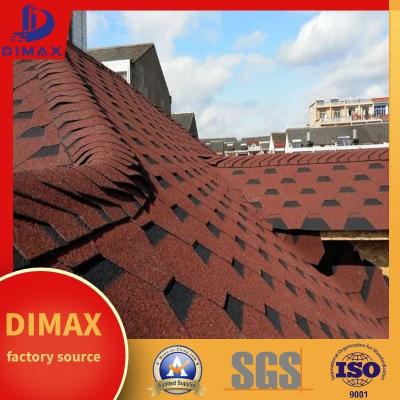 China Waterproof&Fire-resistant Colored Fiberglass Asphalt Shingles Luxury Asphalt Shingles for sale