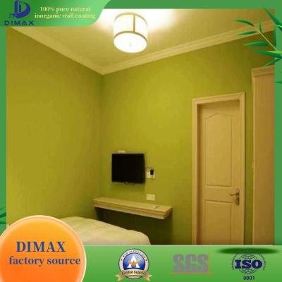 China Zero Formaldehyde Inorganic Interior Wall Painting Soft Color Not Peel After Soaking for sale