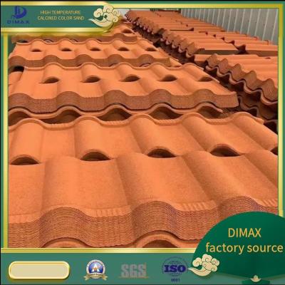 China Lightweight Completed Stone Coated Steel Roofing Tiles In Palleted Construction for sale