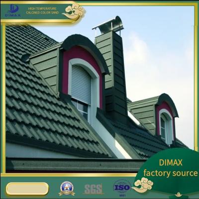 China Stone Coated Steel Roof Tiles with Fire Resistance for sale