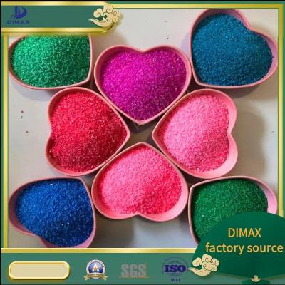 China Good Color Rendering Fixed Color Weather Resistance Insulation Effect Colored Silica Sand for sale