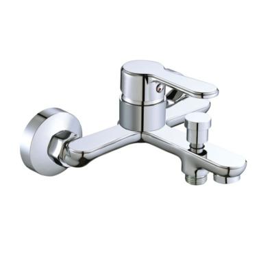 China Without Slide Bar 2021 Hot Chrome Plated 2 Way Bathroom Faucet Tub And Shower Water Mixer for sale