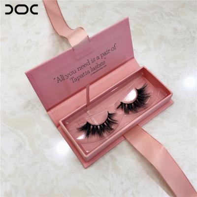 China Cheap Natural False Eyelash Customized Real Mink Eyelash Handmade Packing 25mm Mink Eyelashes Wholesale for sale