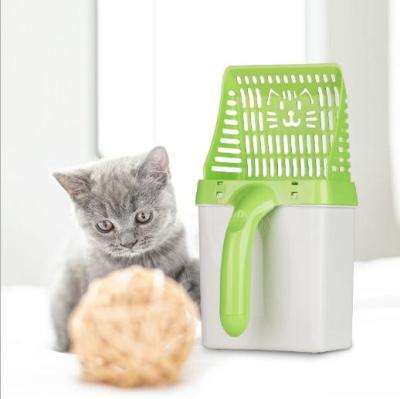 China Sustainable new design advanced convenient cat litter scoop waste and plastic cat litter scoop scoop easy to clean for sale