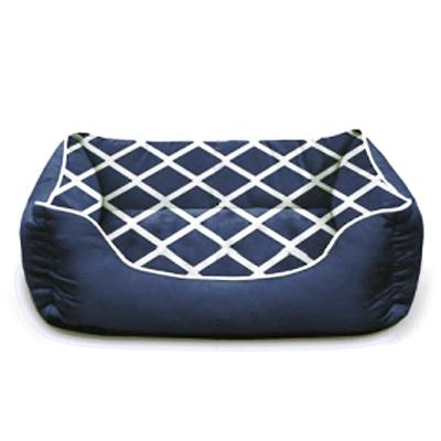 China China Manufacture Simple Design Oxford Square House Sustainable Use Soft Dog Bed for sale