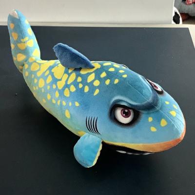 China Shark Stuffed Plush Toy Shark Stuffed Blue Shark for sale