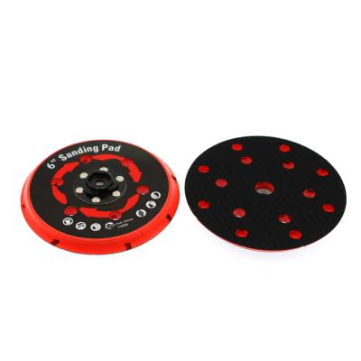 China DURABLE 6 inch Auto detailing accessories flexible PU back pad DA polisher backing plate for sale