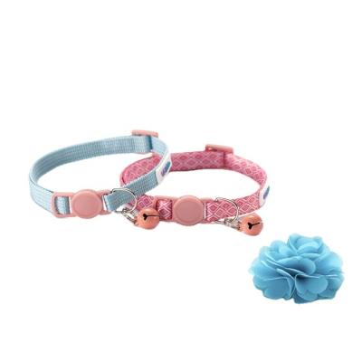 China Viable Manufacturer UFBemo 2pcs Pack Cute Breakaway Buckle With Bells Pet Cat Collar for sale