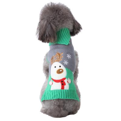 China UFBemo Sustainable Pet Clothes Christmas Winter Elk Cub Dog Sweater Luxury Dog Clothes for sale