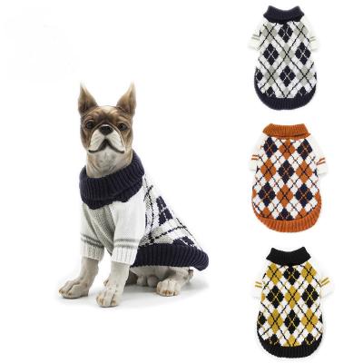 China UFBemo Sustainable Knitted Warm Dog Sweatshirt Winter Clothes Knitwear Pet Sweater for sale