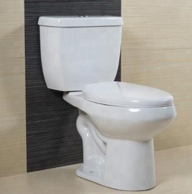 China Double-flux UPC extended Siphonic two-piece ceramic toilet for USA for sale