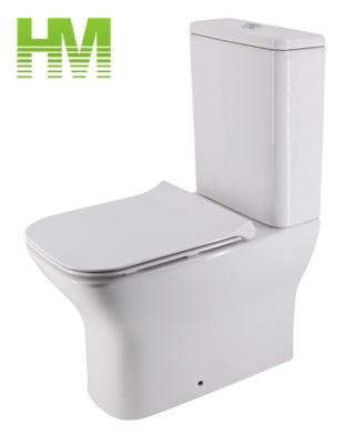 China Double-flush European Quality Standard Super White Bathroom Ceramic One Piece Toilet for sale