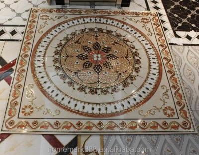 China Mid Floor Is Glazed Art Decorative Crystal Porcelain Carpet Metal Tile Design For Living Room for sale