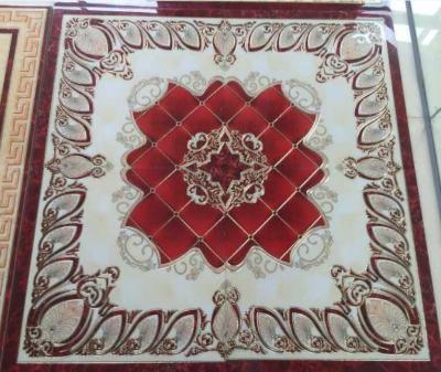 China Glazed Metallic Tiles Living Room Decorative Ceramic Carpet Tile With Size 1200x1200mm for sale