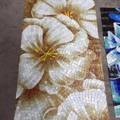 China Wall and Floor USA Style 3D Crystal Glass Gold Mosaic Tile for Modern Wall Decoration for sale