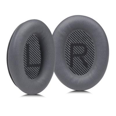 China Eco-friendly Protein Leather Replacement Ear Pads Earpads Material Cushion Earpad For QC15 QC25 QC35ii Headphone for sale