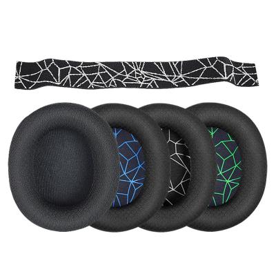 China Replacement Headset Ear Pads Eco-friendly Material Cushions Earpads For Steelseries Arctis 3 5 7 Gaming Headphones for sale