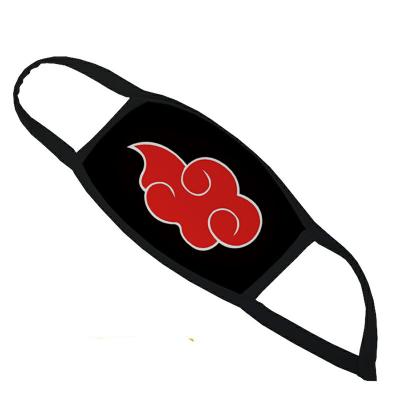 China Anime Akat Cotton 12 Styles Red Reusable Cotton Logo Face Masking Itachied UchihasBlack Cotton Masked Space Black Cloud Sukied for sale