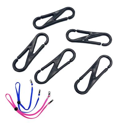 China Viable Drop Shipping 3CM Plastic Sun Hat Hook Cloaked Anti-lost Rope Hook Christmas Gifts for sale