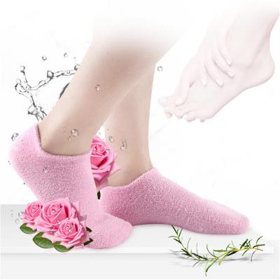 China From manufacturer non-toxic SPA gel anti-crack socks directly with essential oil moisturizing and hydrating anti-cracking socks for sale