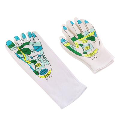 China Knitted Massage Acupoint Therapy Lycapo Gel Gloves Gel Socks Hands Up Foot Mask Foot Mask Foot Cover for sale