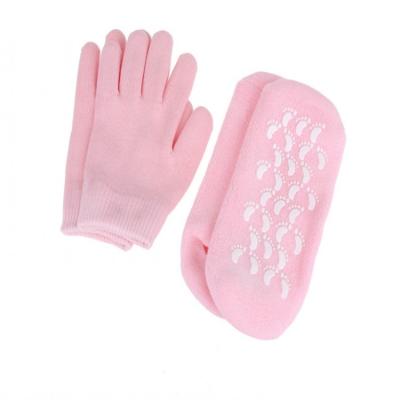 China Cotton / Spandex Moisturizing Cold Hands And Feet Gloves Spa Moisturizing Gel Glove And Socks for sale