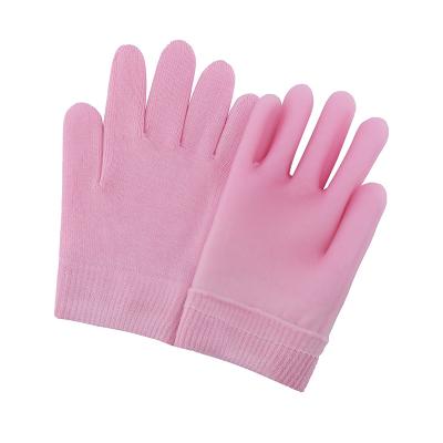 China Skin Care Treatments Spa Gel Gloves For Hard Dry Skin Essential Oil Influed Moisturizing Gel Gloves for sale