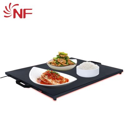 China Hotel Glasstop Warming Tray with Adjustable Temperature Control for Buffets, Parties, Home Dinners and Travel Keeps Food Warm for sale