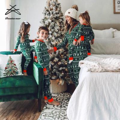 China Family Women's Christmas Pajamas Winter Couples Breathable Sleepwear And Kids Family Matching Pajamas For Christmas for sale