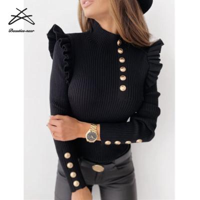 China New Autumn Women's Breathable Spring Long Sleeve Striped Women's Casual Ladies Button Top Blouse Shirts for sale