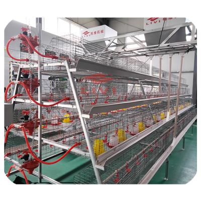 China Commercial Chicken Feeding Automatic Poultry Farm Day-old Baby Chick Brooder Chicken Cage Battery Cage for sale