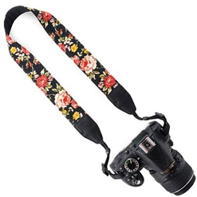 China Fashionable Wholesale Custom Coloful Factory Direct Fabric Camera Neck Strap for sale