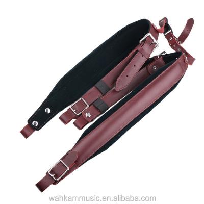 China Wholesale Brown Leather Padded Accordion Accordion Strap for sale