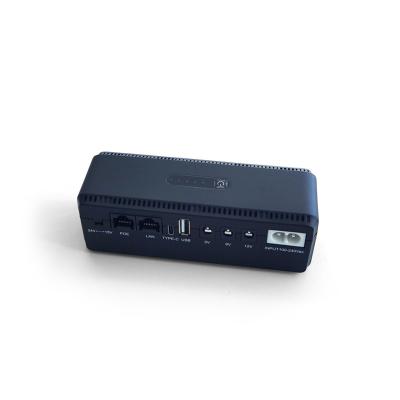 China Portable Gleichspannung MINI UPS POE UPS 5V 9V 12V 18W 10400MAH zu verkaufen