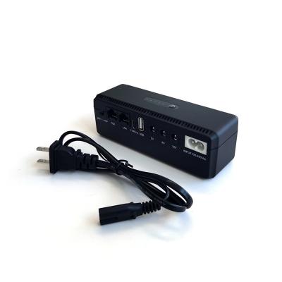 China 18w Mini Poe Ups Ausgang Leistung WLAN-Router 8800mah 10400mah Mini Ups 5v 9v 12v Ausgang zu verkaufen