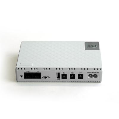 China Small Home Mini DC UPS 12V With Poe Port USB 5V/9V/12V/24V Output Ups For Wifi Router à venda