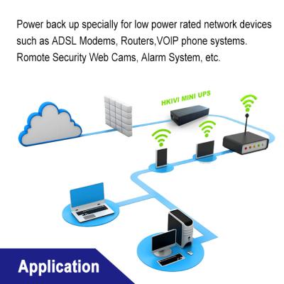 China Langlebige 36W Ausgangsleistung Mini DC-UPS für WiFi-Router Wiederaufladbare Batterie für zu Hause zu verkaufen