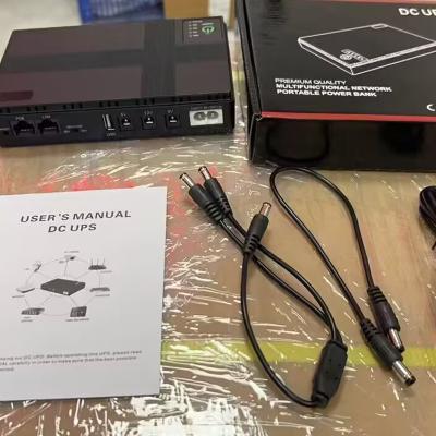 Chine 8800mah 10400mah 12000mah Mini UPS alimentation électrique 18W 36W Mini UPS Poe Pour le routeur Wifi UPS à vendre