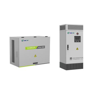 China Tipo de armazenamento de energia compacto Fornecimento de energia terrestre de aeronaves Bateria móvel de armazenamento de energia horizontal / vertical com capacidade nominal de 90kVA à venda
